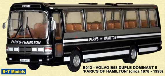 Parks of Hamilton Volvo B58 Duple Dominant